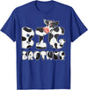 Cow Pattern Print Family Tee For Mom Dad Kids Cow Big Brother Birthday Funny Family Matching Bro Family T-Shirt - Royal Blue