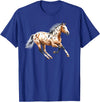 Urban Empyre Appaloosa Horse T-Shirt - Royal Blue