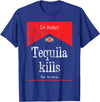 Kills The Boredom T-Shirt - Royal Blue