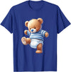 Baby Boy Teddy Bear Baby Shower Gender Reveal T-Shirt - Royal Blue