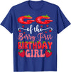 Strawberry 1St Birthday Girl Party GG Of The Berry First Birthday Girl Strawberry Lover T-Shirt - Royal Blue