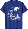Camping Grizzly Bear Camping Bear Drinking Beer Hiking Nature Funny Grizzly Bear T-Shirt - Royal Blue