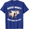 Kune Kune Pig Accessories & KuneKune Clothes Kune Kune Pig Breeder Plush Stuffed Animal Kunekune Pig T-Shirt - Royal Blue