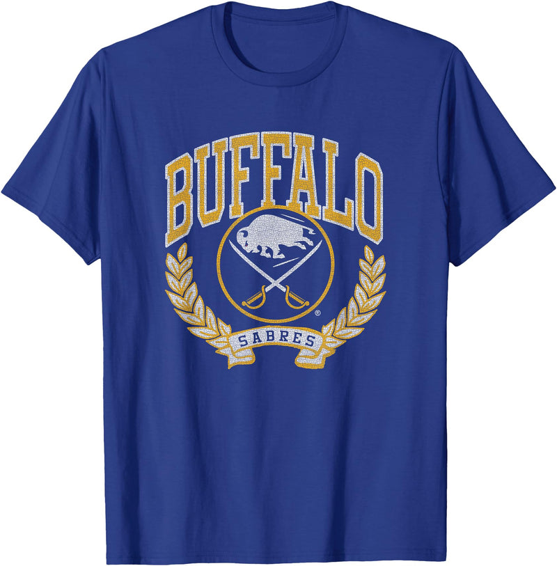 Buffalo Sabres Vintage Victory Royal Officially Licensed T-Shirt - As Pictured