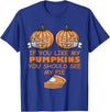 Lustige Halloween Kleidung Pumpkins Funny Halloween T-Shirt - Royal Blue