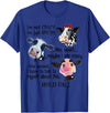 Cow I'm Not Crazy I'm Just Special Funny Cow I'm Not Crazy I'm Just Special Maybe I'm Crazy T-Shirt - Royal Blue