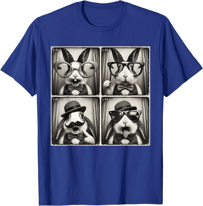 Funny Rabbit Bunny T-Shirt in Royal Blue