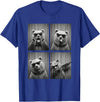 Funny Bear PhotoBooth Stuff Accessories & Gifts Bear PhotoBooth Sunglasses Funny Dab Bears Lover T-Shirt - Royal Blue