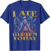 I Ate Gluten Today Horror Cool Hard Skeleton Meme I Ate Gluten Today Horror Bootleg Cool Hard Skeleton Meme T-Shirt - Royal