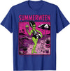 Summerween Halloween in July Spooky Summer Horror summerween Skeleton Beach Halloween Spooky Funny T-Shirt - Royal Blue