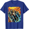 Amortuus Skeleton Roller Coaster T-Shirt - Royal Blue