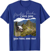Machu Picchu Souvenir Llama Machu Picchu T-Shirt - Royal Blue