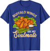 Bonafide Foodies Funny Buffalo Wings Chicken T-Shirt - Royal Blue