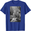 Urban Empyre Gustave Dore Daniel in the Lions Den T-Shirt - Royal Blue