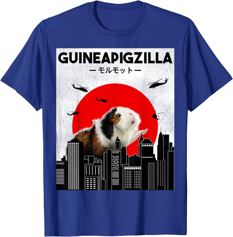 Funny Guinea Pig Gifts, Guinea Pig Owner Gifts Guinea Pig Lover, Guineapigzilla, Cavy Owner, Guinea Pig T-Shirt - Royal Blue