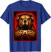 Funny Gaming Bear Gamer Graphic Gamer Bear Graphic Funny Gaming Animal Grizzly Bear Costume T-Shirt - Royal Blue