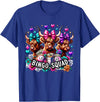 Highland Cow Bingo Player Gambler Lottery Player Highland Cow Bingo Squad Player Gambler Lottery Game Lovers T-Shirt - Royal