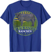 Black Angus Rancher Co. Black Angus Rancher Cow Meat Steak Cattle Bull Farmer Fun T-Shirt - Royal Blue