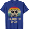 Vintage Hamster Mom Hamster Lovers Mommy Mother's Day T-Shirt - Royal Blue