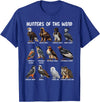 Bird Lover Hunters of the Wind Birds of Prey Falcon Owl Birding Raptors T-Shirt - Royal Blue
