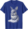 Bunny Lover Easter Rabbit Women Men Kids T-Shirt in Royal Blue