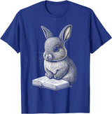 Bunny Lover Easter Rabbit Women Men Kids T-Shirt in Royal Blue