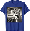 ÄLlamaAlpacaCo. Funny Llama Alpaca Selfie UFOs T-Shirt - Royal Blue