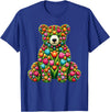 Tulips Bears Lover Flower Gardening Apparel Tulip Bear Flower Gardening Floral T-Shirt - Royal Blue