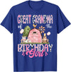 Famer Pink Cow Birthday Matching Tees Great Grandma Of The Birthday Girl 1St Birthday Cow Farm T-Shirt - Royal Blue