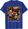 Just A Few Things Jack O Lantern Ghost Halloween Just A Few Things Jack O Lantern Ghost Skeleton Halloween T-Shirt - Royal