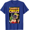 Velleity Studios Horror Comic Book Cover Chamber of Chills 19 T-Shirt - Royal Blue