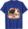 Cute Guinea Pig Mom Cavy Lover Apparel Co Guinea Pig Mom T-Shirt - Royal Blue