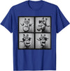 FunnyGiraffeCo. Funny Giraffe Sunglasses T-Shirt - Royal Blue