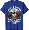 Nature Wildlife Art Prints Jackie & Shadow Sunny & Gizmo Big Bear Lake 2025 Eagle T-Shirt - Royal Blue