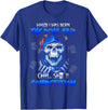 Funny I Was Born The Devil Said Oh Shit Shirt When I Was Born The Devil Said Oh Shit Competition T-Shirt - Royal Blue