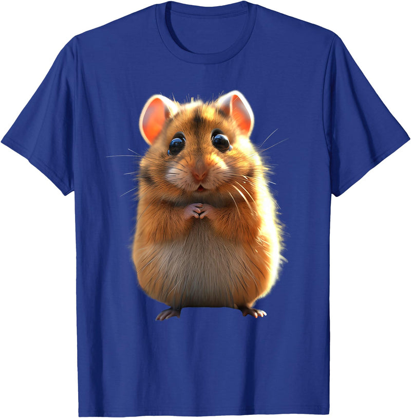 Hamster Rodent Field Hamster Cute Hamster T-Shirt - Royal Blue