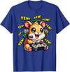 Hamster Gamer Pew Funny Video Games Vintage Boys Men Girls T-Shirt - Royal Blue