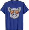 Game Day Pig Tee-TShirt Gifts Game Day Pig T-Shirt - Royal Blue