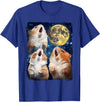 Hamsters Howling At Moon T-Shirt - Royal Blue