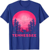 Smoky Mountains Tennessee Hike Outdoor Tennessee Bear Nature Outdoors T-Shirt - Royal Blue