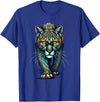 Cougars Gift For A Cougar Lover Mandala Art Cougars Cougar Mountain Lion Puma T-Shirt - Royal Blue