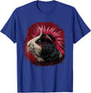 Guinea pig pet love Guinea Pig Punk T-Shirt - Royal Blue