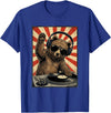 Bear DJ Stuff & Accessories Cool Retro Bear DJ Funny Bears Music Men Women Kids T-Shirt - Royal Blue