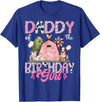 Famer Pink Cow Birthday Matching Tees Daddy Of The Birthday Girl 1St Birthday Pink Farm T-Shirt - Royal Blue