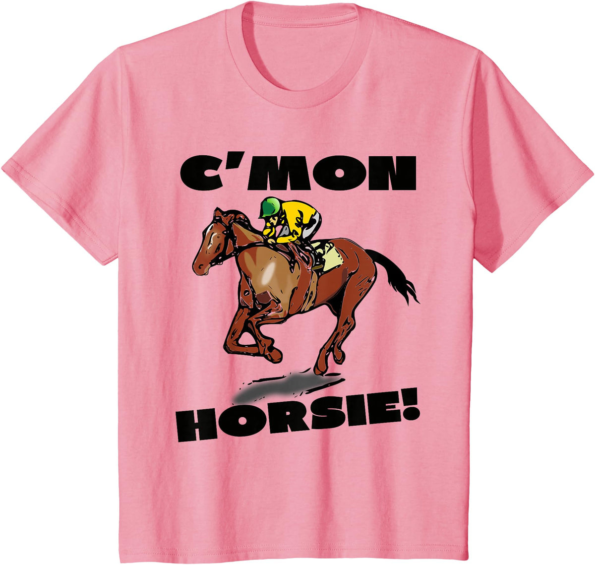 Horse Racing Shirts 101 Horse Racing Races Track T-shirt Boys Girls Youth Child T-Shirt - Pink