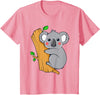 Charm's Children Clothing Cute Koala Bear T Shirt for Children | Kids Koala Bear Shirt T-Shirt - Pink