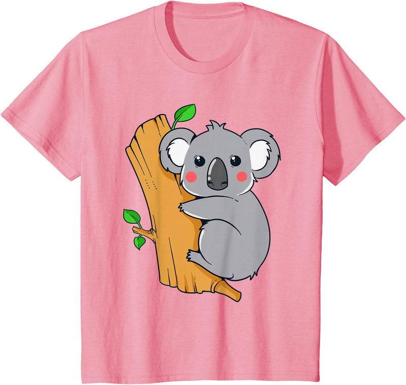 Charm's Children Clothing Cute Koala Bear T Shirt for Children | Kids Koala Bear Shirt T-Shirt - Pink