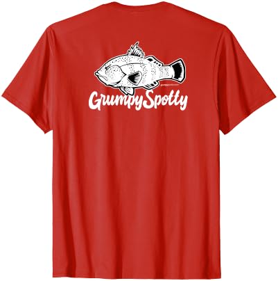 Grumpy Spotty Apparel Grumpy Spotted Bay Bass Everyday Shirt T-Shirt - size chart