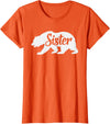 Matching Family Bear Gifts Sister Bear To Go With Mama and Papa Bear T-Shirt - Orange