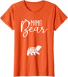 Awesome Matching Family Outfits Baby Bear - Mama Mommy New Mom Pregnancy Announcement Gift T-Shirt - Orange